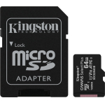 ΚΑΡΤΑ ΜΝΗΜΗΣ Kingston microSDSC2 64GB with Adapter
