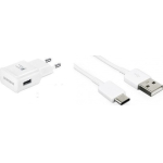 Samsung USB Type-C Cable & Wall Adapter Λευκό (EP-TA20EWE+EP-DN930CWE) (Retail)
